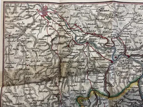 Lehmann Drei Tage in der sächsischen Schweiz 1851 1 Karte  19 Ans. auf 12 Tafeln