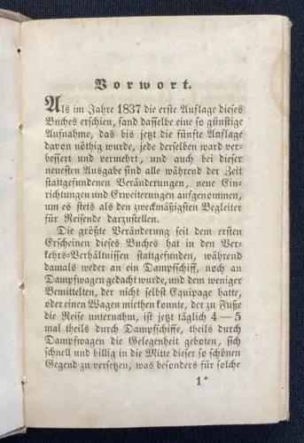 Lehmann Drei Tage in der sächsischen Schweiz 1851 1 Karte  19 Ans. auf 12 Tafeln