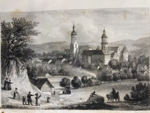 Bechstein, Ludwig Wanderungen durch Thüringen um 1830 mit 30 Stahlstich-Tafeln