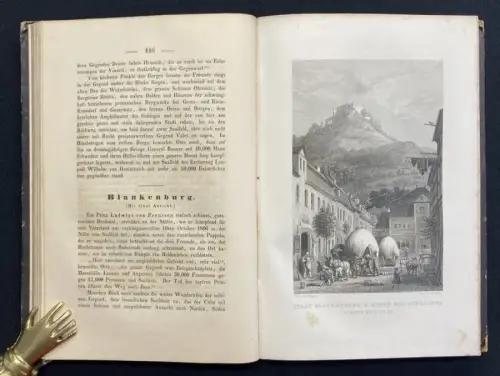 Bechstein, Ludwig Wanderungen durch Thüringen um 1830 mit 30 Stahlstich-Tafeln