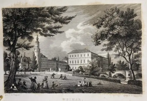 Bechstein, Ludwig Wanderungen durch Thüringen um 1830 mit 30 Stahlstich-Tafeln