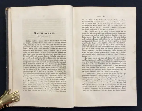 Bechstein, Ludwig Wanderungen durch Thüringen um 1830 mit 30 Stahlstich-Tafeln