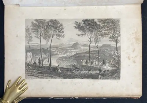 Sporschil Wanderungen durch die Sächsische Schweiz um 1850 mit 30 Stahlstichen