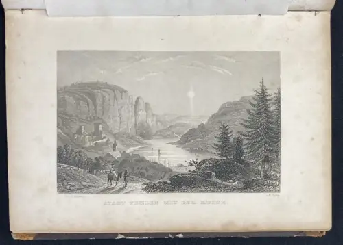 Sporschil Wanderungen durch die Sächsische Schweiz um 1850 mit 30 Stahlstichen