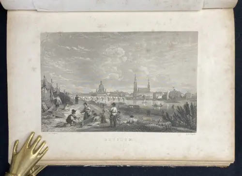 Sporschil Wanderungen durch die Sächsische Schweiz um 1850 mit 30 Stahlstichen