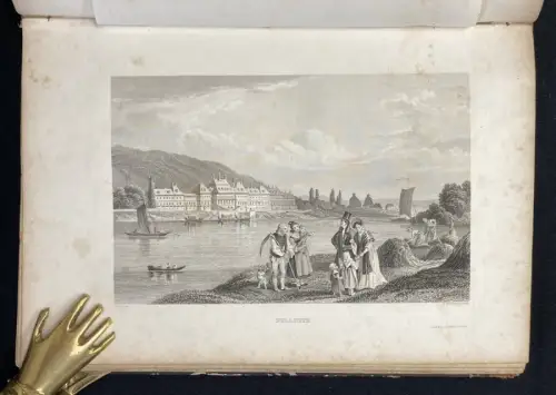 Sporschil Wanderungen durch die Sächsische Schweiz um 1850 mit 30 Stahlstichen