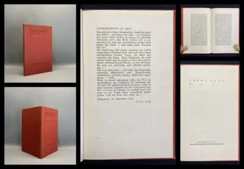 Jung, Franz Saul Aktionsbücher der Aeternisten 1916 Erstausgabe Expressionismus