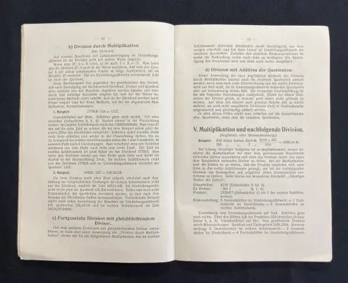 Triumphator- Werk M.B.H. Spezialfabrik für Rechenmaschinen Gebrauchsanweisung
