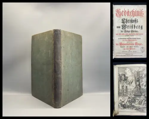 Gedächtniß Christoffs von Wrißberg des Kriegs Obristen 1742 Geschichte Thüringen