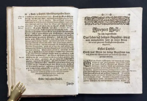 Hieber Das Leben Deß Welt-berühm. Kirchen-Lehrers Aurelij Augustini Weyland 1720