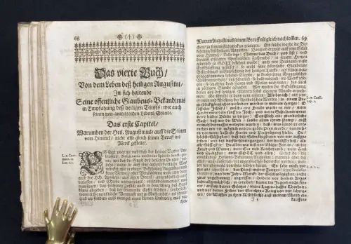 Hieber Das Leben Deß Welt-berühm. Kirchen-Lehrers Aurelij Augustini Weyland 1720