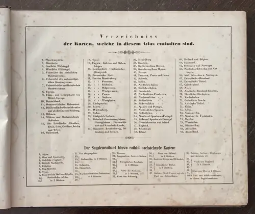 Sohr  Vollständiger Hand- Atlas Der Neueren Erdbeschreibung über alle Theile