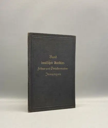 Innung des Barbier-, Friseur- und Perückeninnung Urkundendruck m. Unterschriften