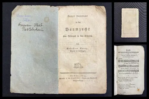 Kuenz, Sebastian Kurzer Unterricht in der Baumzucht zum Gebrauch in den Schulen