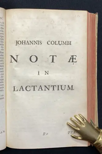 Bauldri,Paulus Lucii Caecilii Firmiani Lactantii De Mortibus Persecutorum. 1693
