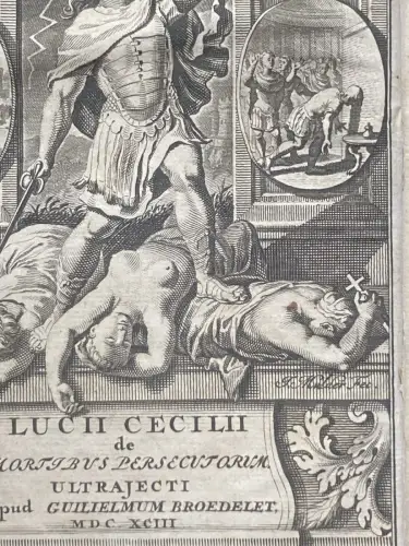 Bauldri,Paulus Lucii Caecilii Firmiani Lactantii De Mortibus Persecutorum. 1693