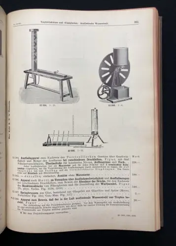 Kohl Max A. G. Preisliste Nr. 50, Band II und III. Physikalische Apparate 1907