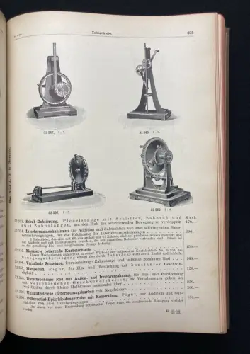 Kohl Max A. G. Preisliste Nr. 50, Band II und III. Physikalische Apparate 1907