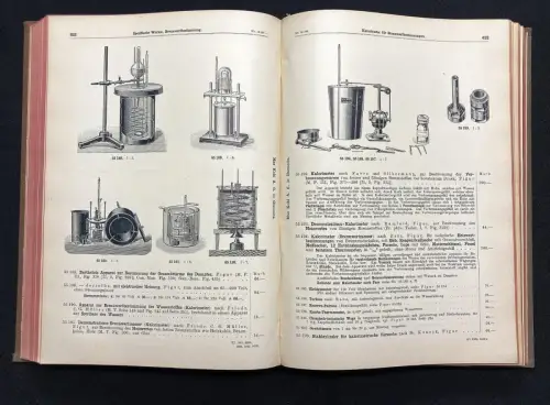 Kohl Max A. G. Preisliste Nr. 50, Band II und III. Physikalische Apparate 1907