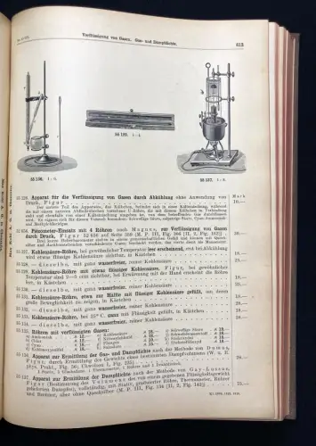 Kohl Max A. G. Preisliste Nr. 50, Band II und III. Physikalische Apparate 1907