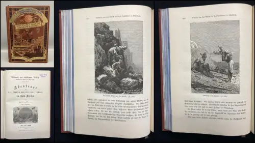 Verne Abenteuer von drei Russen und drei Engländern in Süd- Afrika. 10.Bd. 1876