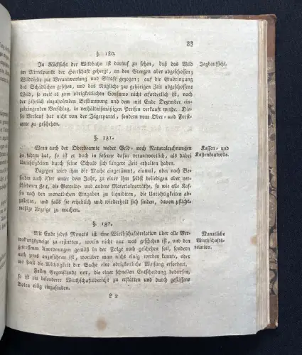 Entwurf einer Dienst- Instruktion für die Wirthschaftsämter in den k. k. Staaten