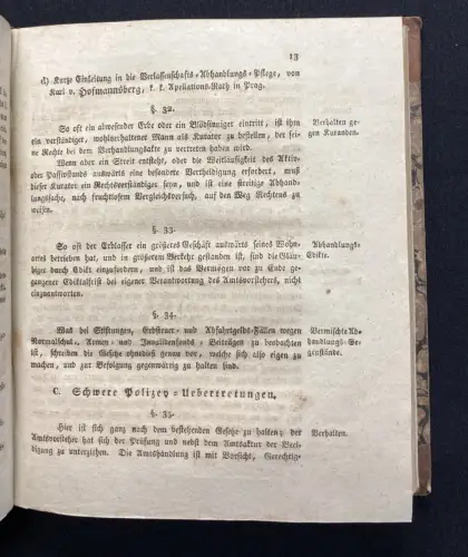 Entwurf einer Dienst- Instruktion für die Wirthschaftsämter in den k. k. Staaten
