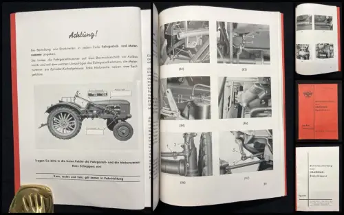 Hanomag Betriebsanleitung für den Hanomag- Radschlepper Typ R18 1956 Or.Ausgabe