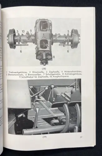 Hanomag Betriebsanleitung für den Hanomag- Radschlepper Typ R18 1956 Or.Ausgabe