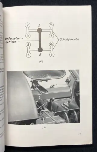 Hanomag Betriebsanleitung für den Hanomag- Radschlepper Typ R18 1956 Or.Ausgabe