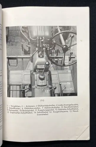 Hanomag Betriebsanleitung für den Hanomag- Radschlepper Typ R18 1956 Or.Ausgabe