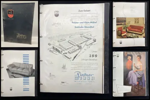 Rießner-Werke Jubiläums- Katalog, unser 100 jähr. Bestehen Stahlrohr-Sitzmöbel