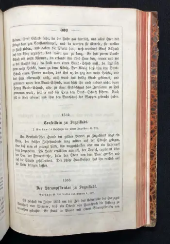 Schöpnner Sagenbuch der Bayrischen Lande. Aus dem Munde des Volkes Bd 1-3 in 4