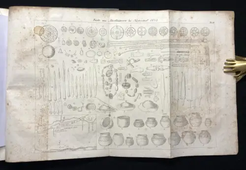 Raiser Fundgeschichte einer uralten Grabstäte bei Nordendorf  * selten * 1844