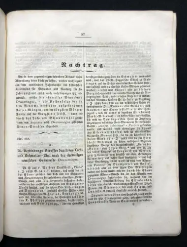 Raiser Fundgeschichte einer uralten Grabstäte bei Nordendorf  * selten * 1844