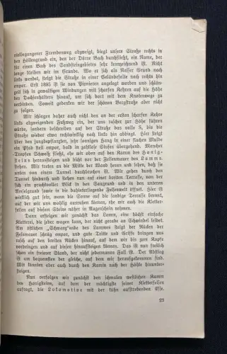 Arldt, Th. Dr. Mit Wanderstab und Kletterseil durchs Sächs.Felsengebirge 1927