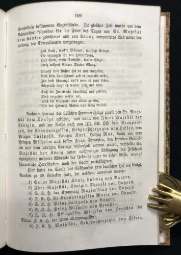 Kurzgefaßte Geschichte der Stadt Kelheim mit 1 Karte und dem Porträt des Königs