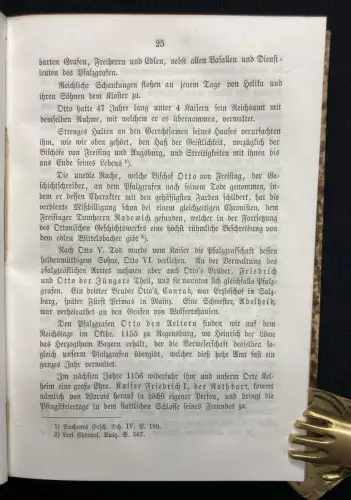 Kurzgefaßte Geschichte der Stadt Kelheim mit 1 Karte und dem Porträt des Königs