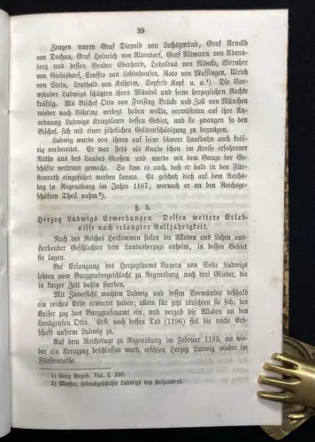 Kurzgefaßte Geschichte der Stadt Kelheim mit 1 Karte und dem Porträt des Königs