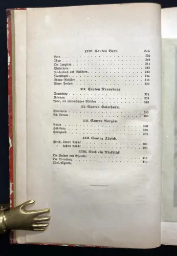 Zschokke Die klassischen Stellen der Schweiz und deren Hauptorte 2 Bde, 1836,38