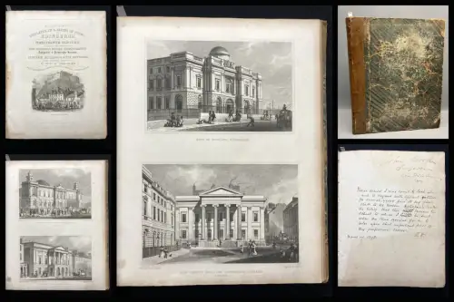 Sammelband aus 2 Werken Displayed In A Series Of Views Or Edinburgh[...] 1829