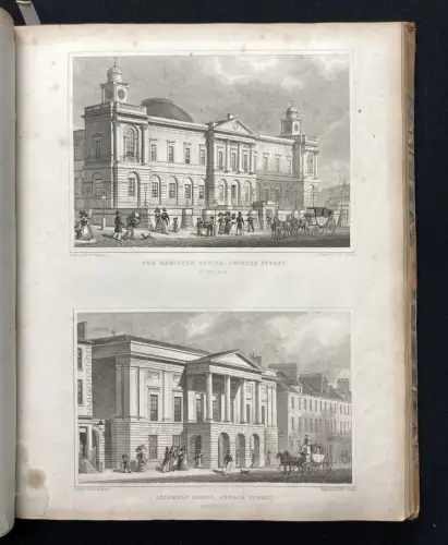 Sammelband aus 2 Werken Displayed In A Series Of Views Or Edinburgh[...] 1829