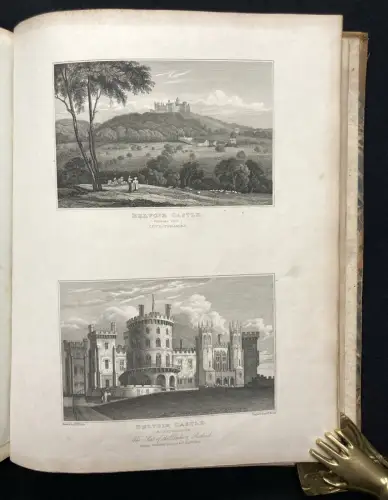 Sammelband aus 2 Werken Displayed In A Series Of Views Or Edinburgh[...] 1829
