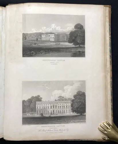 Sammelband aus 2 Werken Displayed In A Series Of Views Or Edinburgh[...] 1829