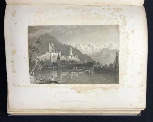 Switzerland 3 Bde. Illustrated , in a Series of Views Taken on the Spot[...]1834