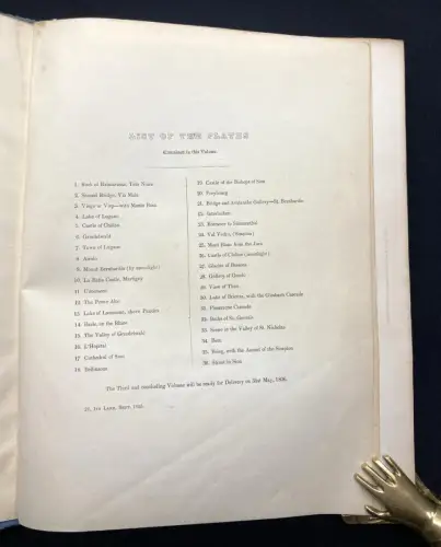 Switzerland 3 Bde. Illustrated , in a Series of Views Taken on the Spot[...]1834