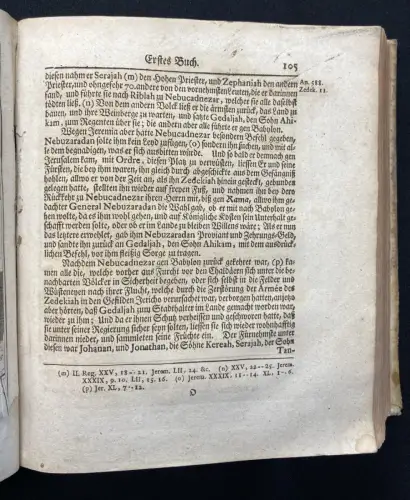 Humphrey Alt- und Neues Testament Teil 1(von 2) älteste Geschichte der Welt 1726