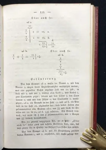 Hochbrand  Arithemtisches Rechenbuch für alle Stände 2 Bde. 1829,30