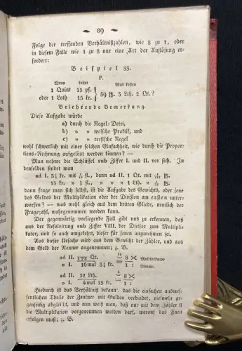 Hochbrand  Arithemtisches Rechenbuch für alle Stände 2 Bde. 1829,30