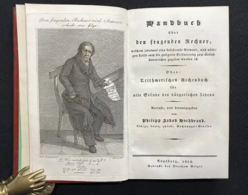 Hochbrand  Arithemtisches Rechenbuch für alle Stände 2 Bde. 1829,30